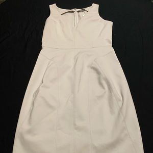 Silver DKNY fitted dress